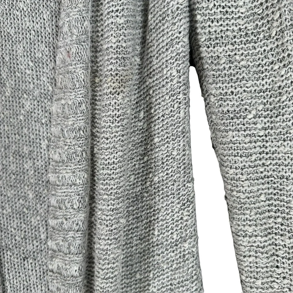Belldini Women’s M Medium Gray Open Cardigan Sweater Knit Capsule Cozy Casual - Picture 7 of 13